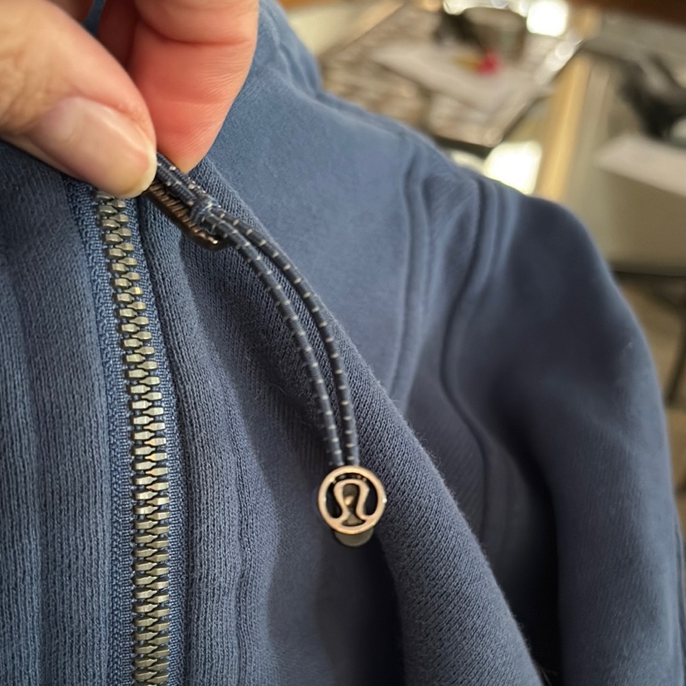 Lululemon Blue Zip-Up Hoodie